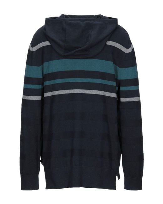 ARMANI EXCHANGE Blue Sweater Cotton, Polyamide, Elastane for men