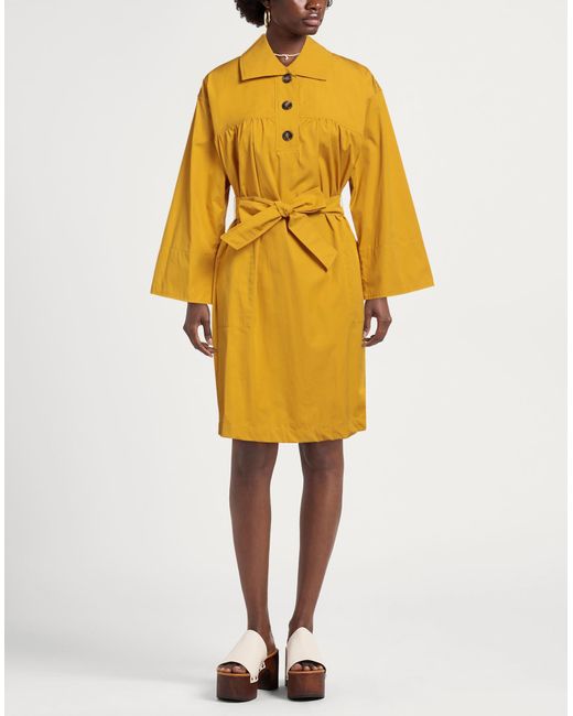Weekend by Maxmara Yellow Mini Dress