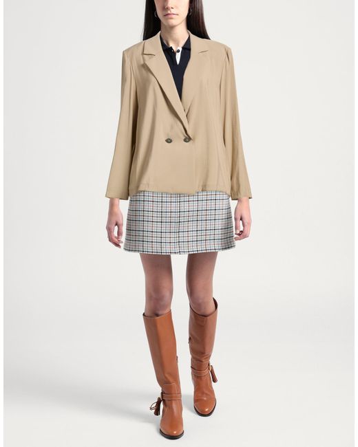.., merci italia Natural Blazer Viscose, Polyester