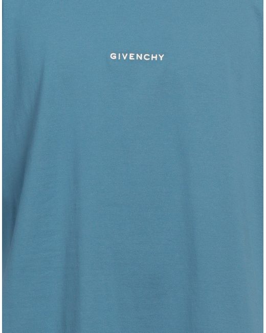 Givenchy Blue T-Shirt Cotton for men
