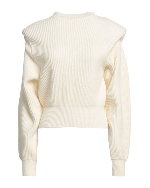Erika Cavallini Semi Couture White Pullover
