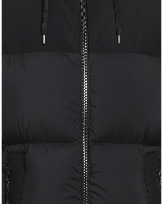 Herno Black Puffer Polyamide, Polyurethane, Elastane for men