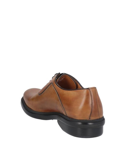 Zapatos de cordones A.Testoni de hombre de color Brown