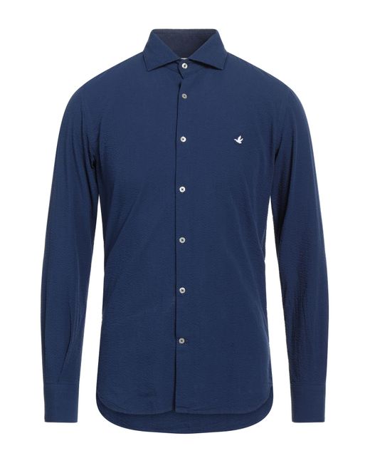 Brooksfield Blue Shirt for men