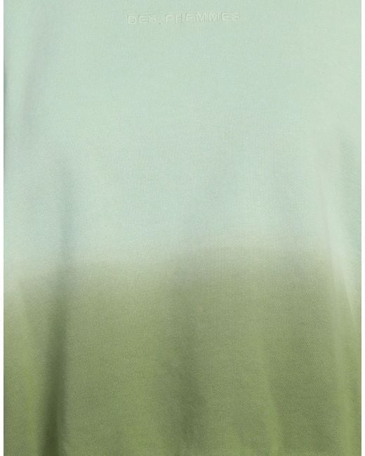DES_PHEMMES Green Light Sweatshirt Cotton, Polyester