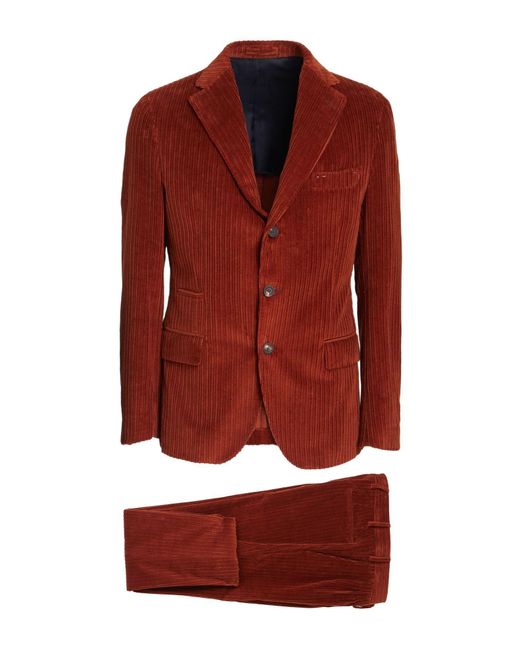 Eleventy Red Suit for men