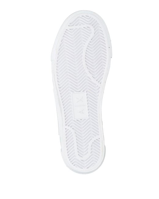 ARMANI EXCHANGE Natural Sneakers Textile Fibers