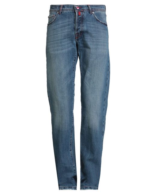 Pantalon En Jean Kiton pour homme en coloris Blue