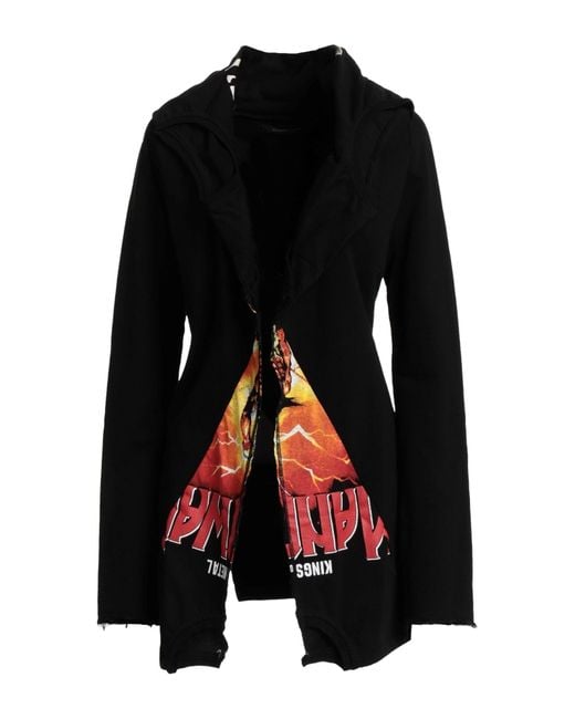 Bad Spirit Black Overcoat & Trench Coat