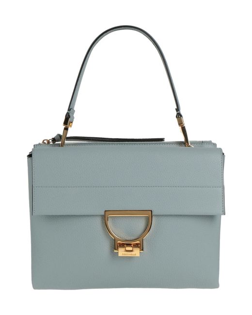 Coccinelle Leather Handbag in Pastel Blue (Blue) | Lyst
