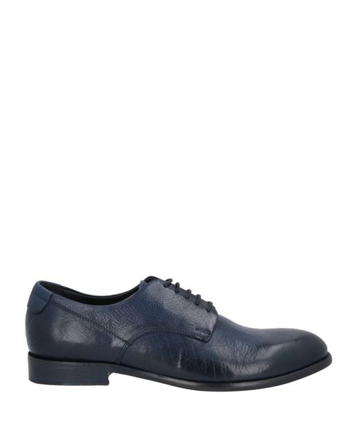 Marechiaro 1962 Blue Lace-Up Shoes Soft Leather for men