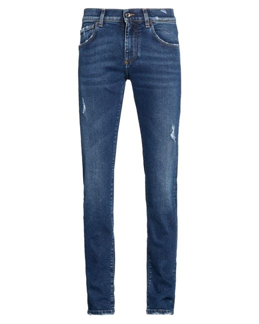 Dolce & Gabbana Blue Jeans Cotton, Elastane for men