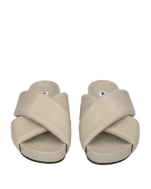 Jil Sander White Sandals Leather