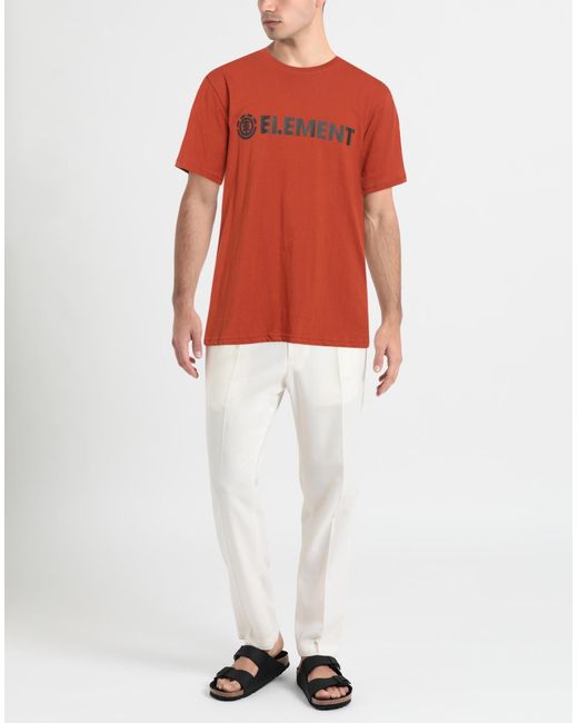 Element Red T-shirt for men