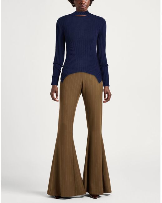 Wolford Blue Turtleneck Virgin Wool, Cashmere