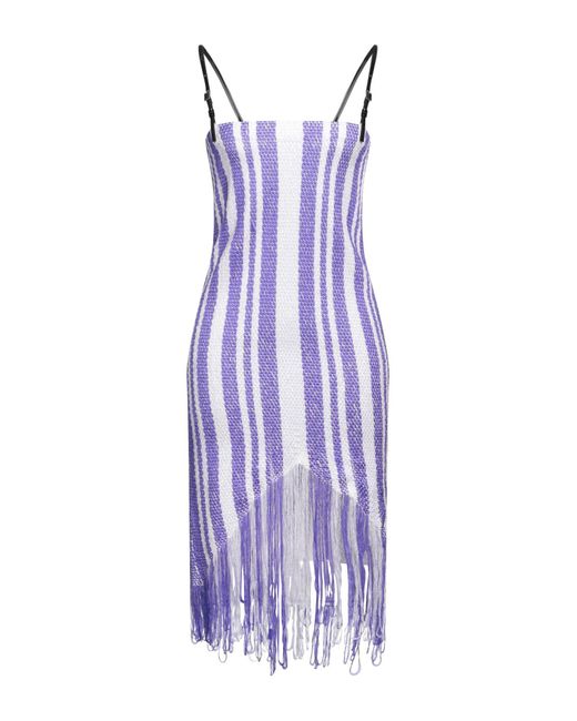 J.W. Anderson Purple Midi Dress