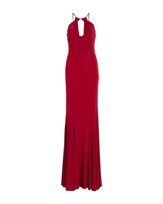 FELEPPA Red Maxi Dress Polyester, Elastane