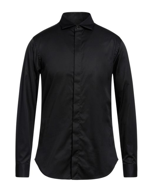 Camicia di Giorgio Armani in Black da Uomo