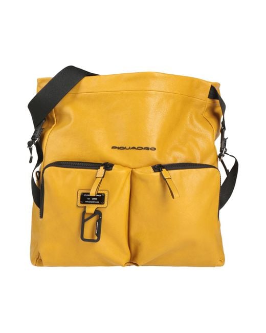 Piquadro Umhängetasche in Yellow für Herren