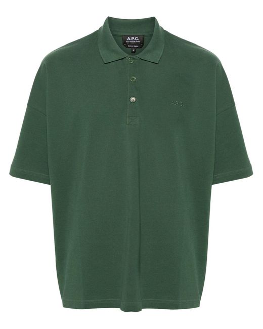 Polo A.P.C. pour homme en coloris Green