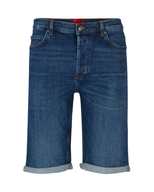 Shorts Jeans di HUGO in Blue da Uomo