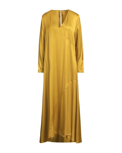 Pomandère Yellow Midi Dress