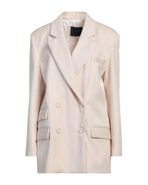Gaelle Paris Natural Blazer Polyester, Rayon, Elastane