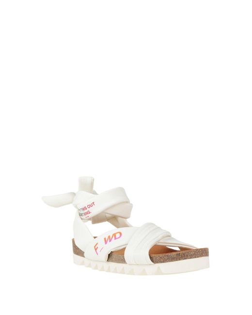 F_WD White Sandals