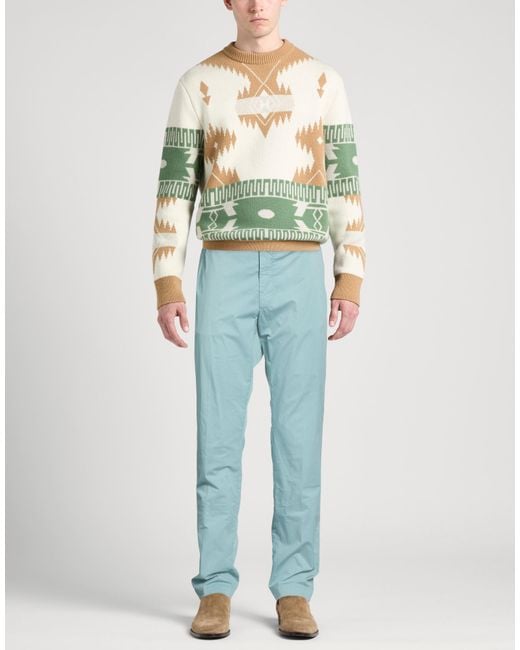 Santaniello Blue Pants for men