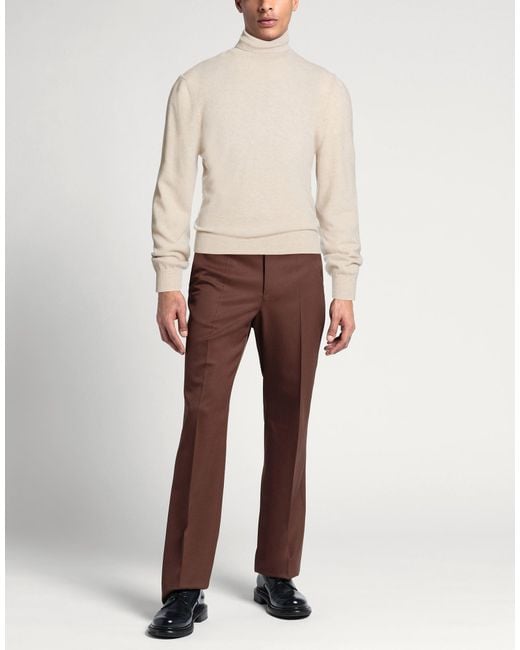 Heritage White Turtleneck Wool, Cashmere for men
