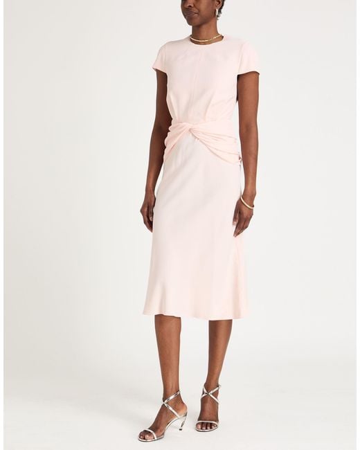 McQueen Pink Midi Dress
