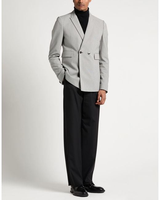 SAPIO Gray Blazer Cotton for men