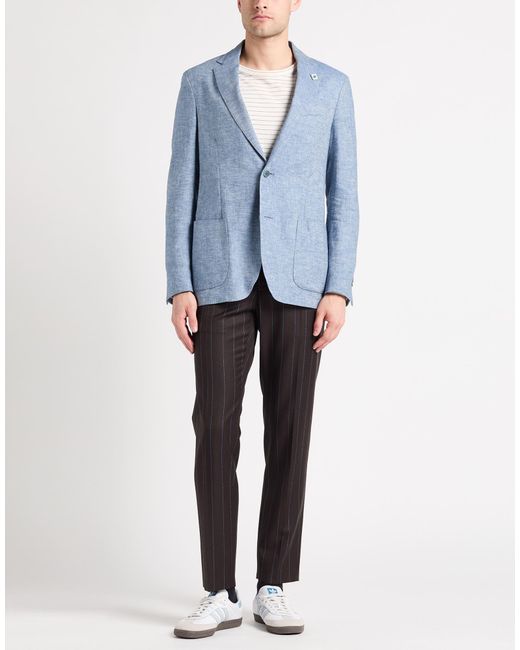 Lardini Blue Blazer for men