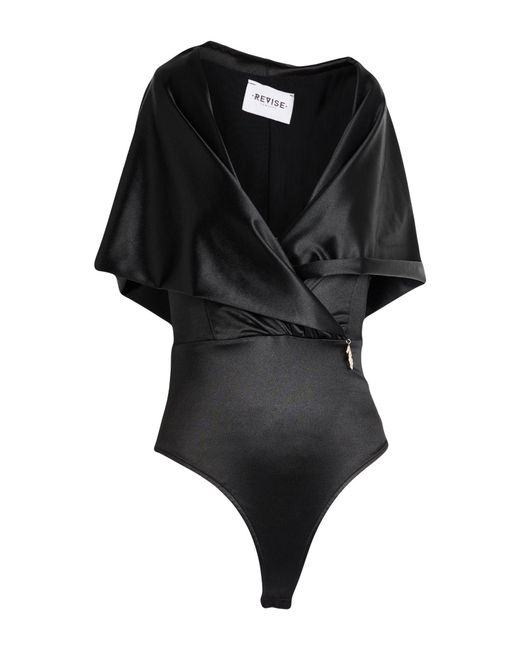 REVISE CONCEPT Black Bodysuit Polyester, Elastane