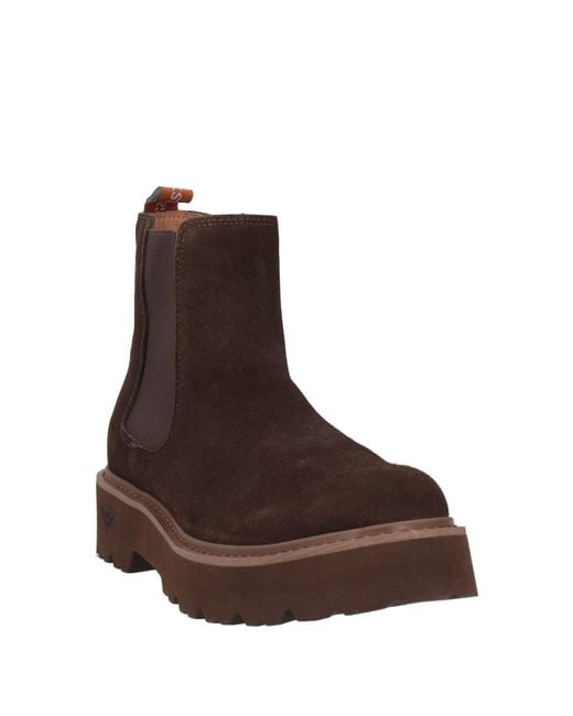 Docksteps Brown Ankle Boots Leather for men