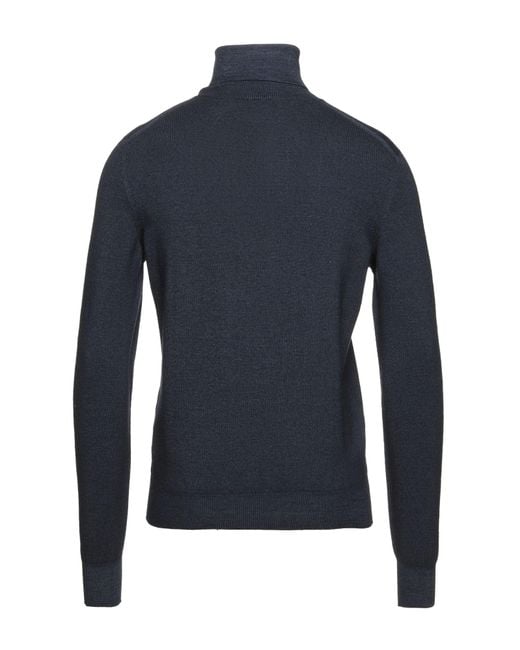Drumohr Blue Turtleneck for men