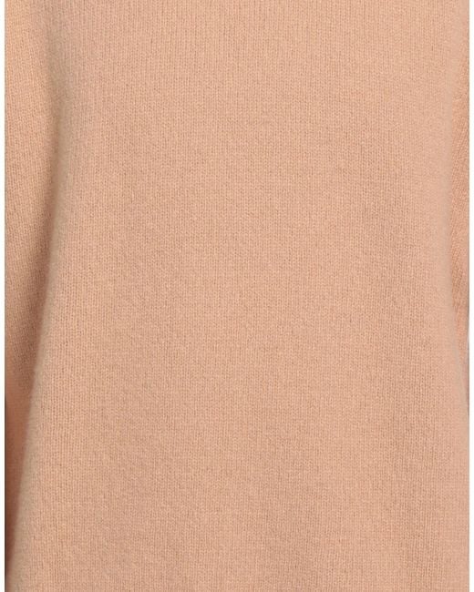 SHETLANDER'S Natural Camel Sweater Virgin Wool for men