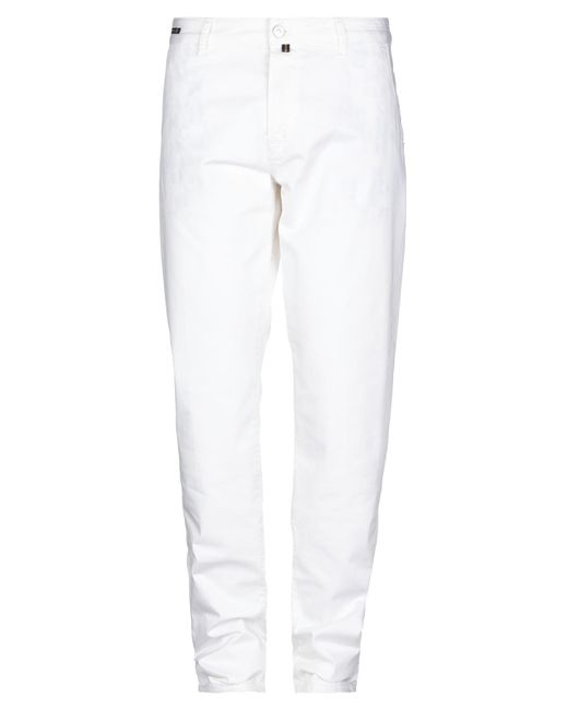 PT Torino White Casual Pants for men