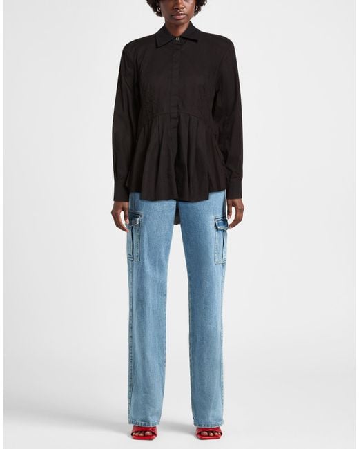 Pinko Black Shirt Cotton