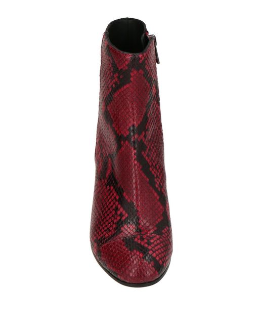Zadig & Voltaire Red Ankle Boots