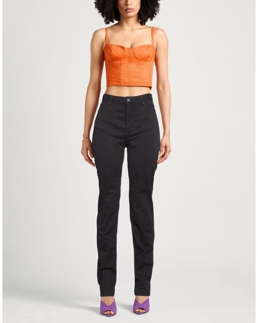 ARMANI EXCHANGE Blue Pants Cotton, Elastane