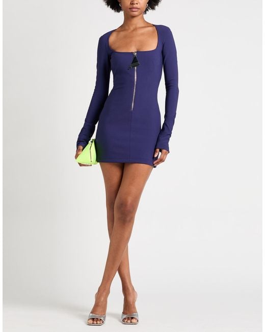The Attico Blue Mini Dress