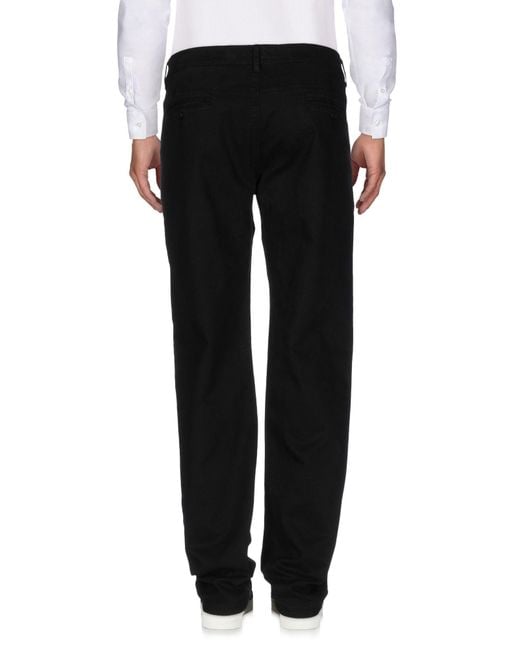 Fay Black Trouser for men