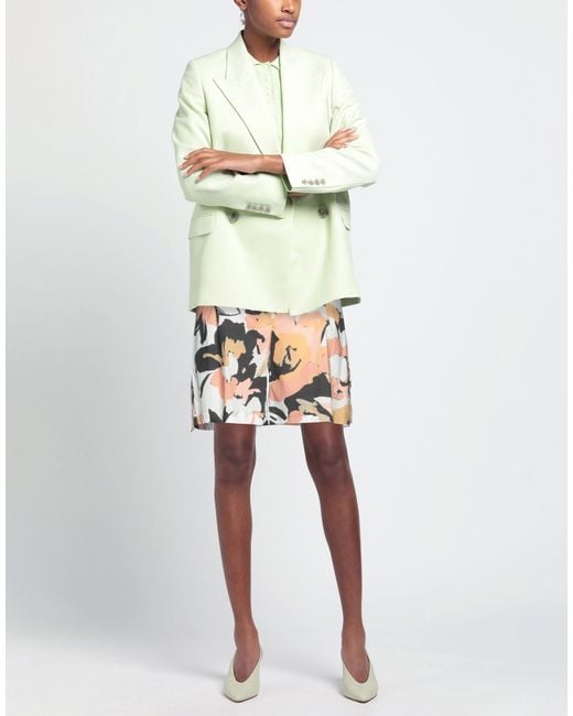 Liviana Conti White Shorts & Bermuda Shorts Cotton, Elastane
