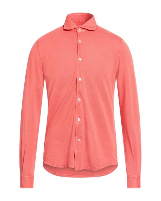 Camisa Fedeli de hombre de color Pink