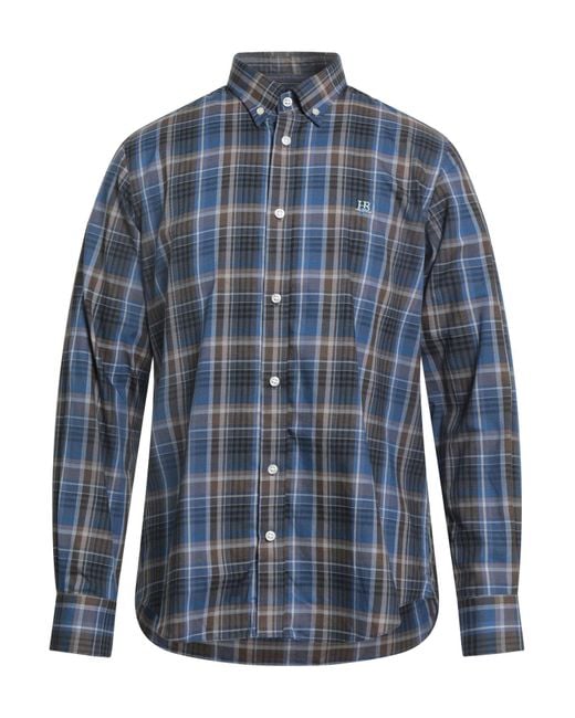 Harmont & Blaine Blue Shirt Cotton for men