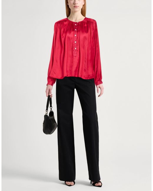 Leon & Harper Red Garnet Top Viscose