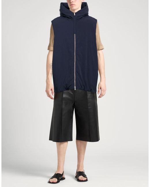 Jil Sander Blue Vest Polyester for men