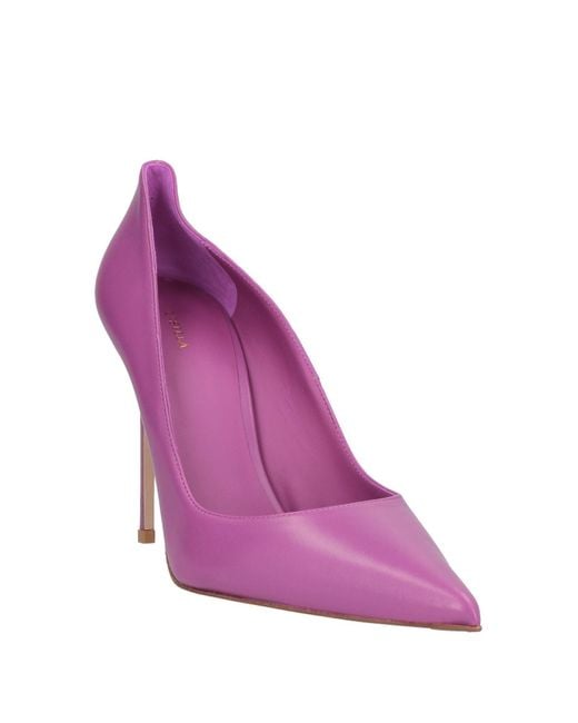 Le Silla Purple Pumps