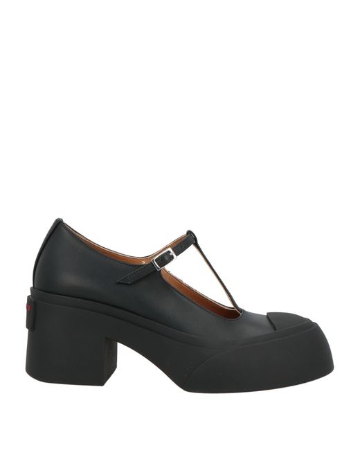 Marni Black Pumps Leather, Rubber